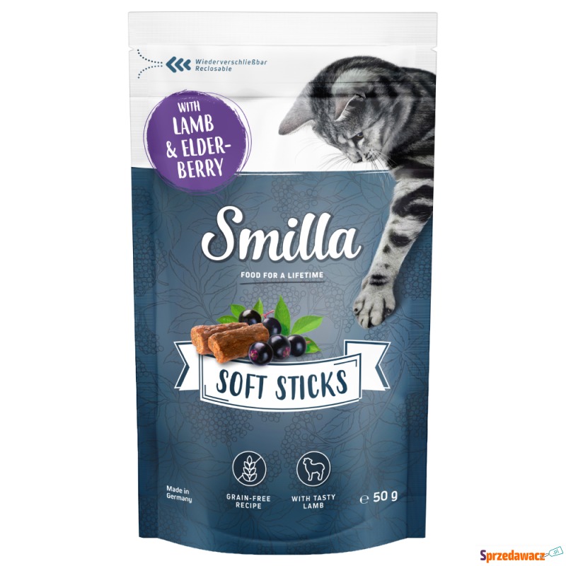 Smilla Soft Sticks, 50 g - Jagnięcina i owoc... - Przysmaki dla kotów - Legnica