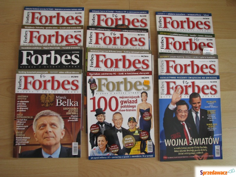 Forbes - miesięcznik 2010 r. i 2015 + Forbes Life - Czasopisma, prasa - Brzegi