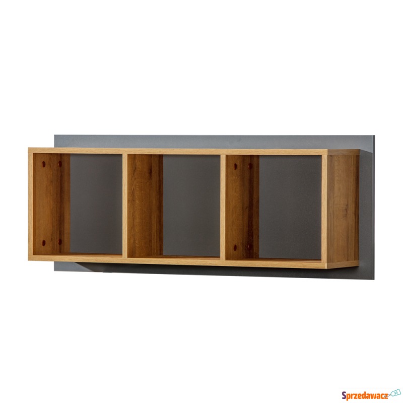 SELSEY Półka ścienna Ellipticum 104,5 cm antr... - Półki pokojowe - Konin