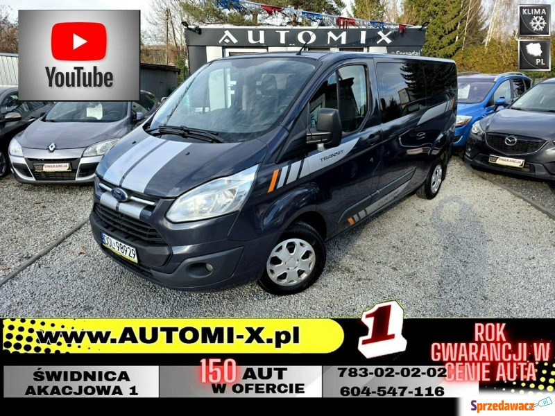 Ford Transit Custom  Minivan/Van 2013,  2.2 diesel - Na sprzedaż za 55 900 zł - Świdnica