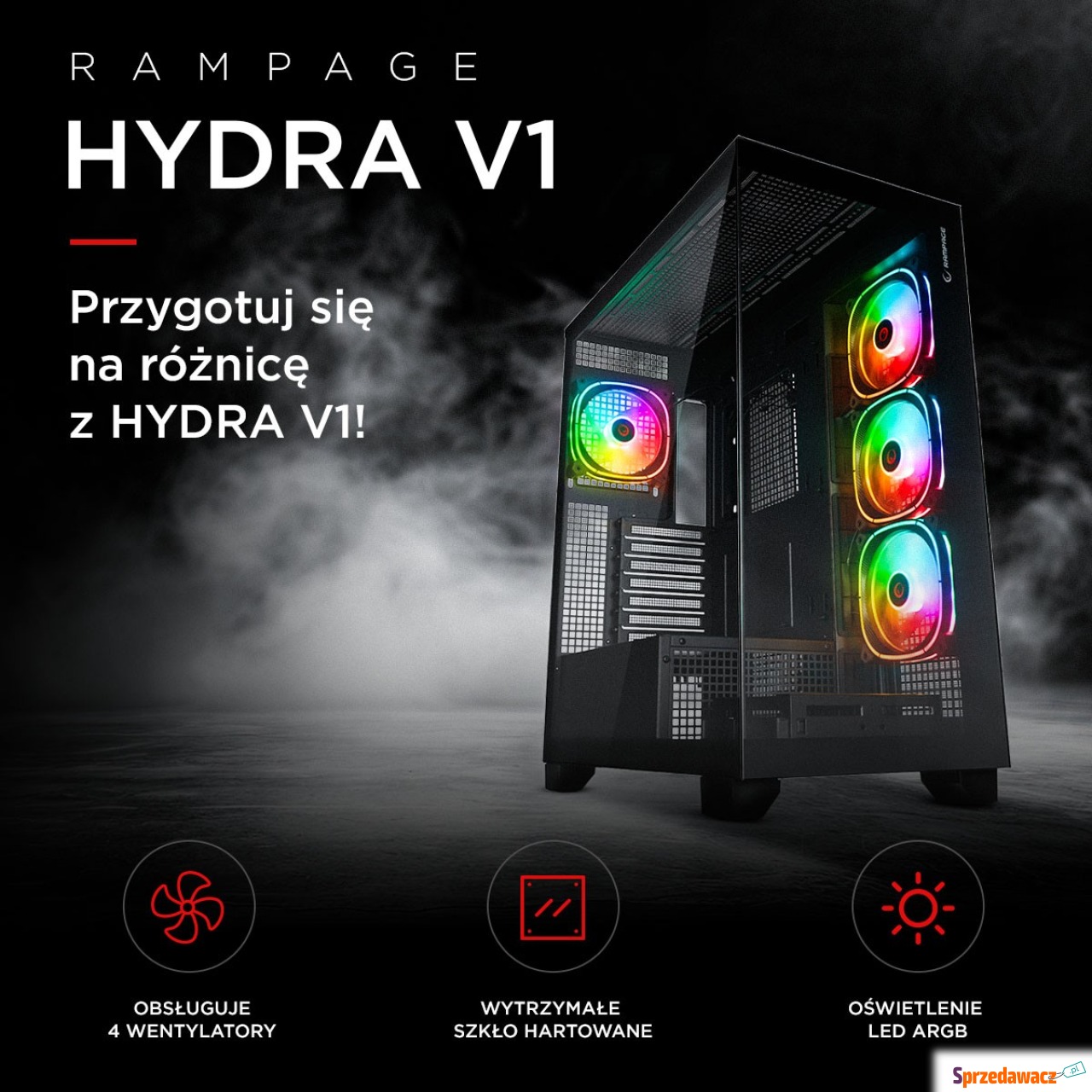 Rampage Hydra V1 Obudowa PC 4x...