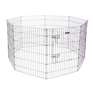 Kerbl Pet kojec z drzwiczkami dla szczeniąt i małych zwierząt - 8 elementów o wymiarach 57 x 78 cm
