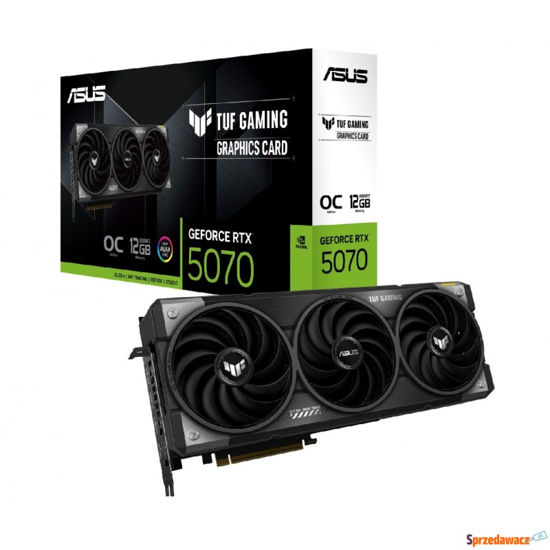 ASUS GeForce RTX 5070 TUF GAMING OC 12GB DLSS... - Karty graficzne - Ostrołęka