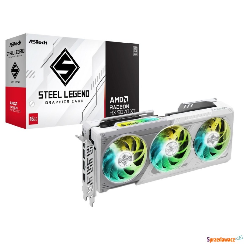 ASRock Radeon RX 9070 XT Steel Legend 16GB - Karty graficzne - Opole