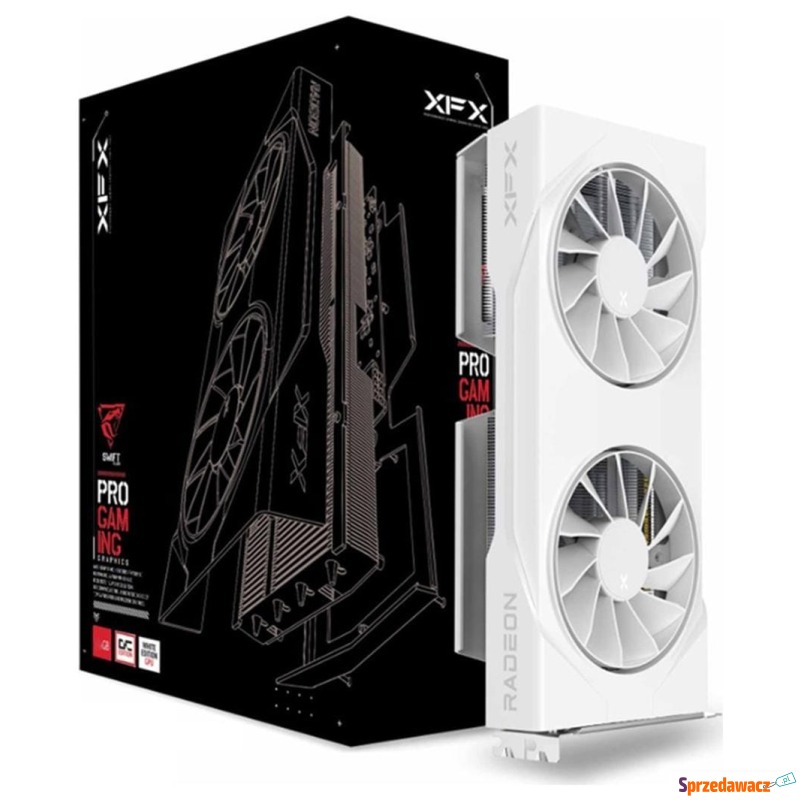 XFX Radeon RX 9060 XT Swift White 8GB OC - Karty graficzne - Gdańsk