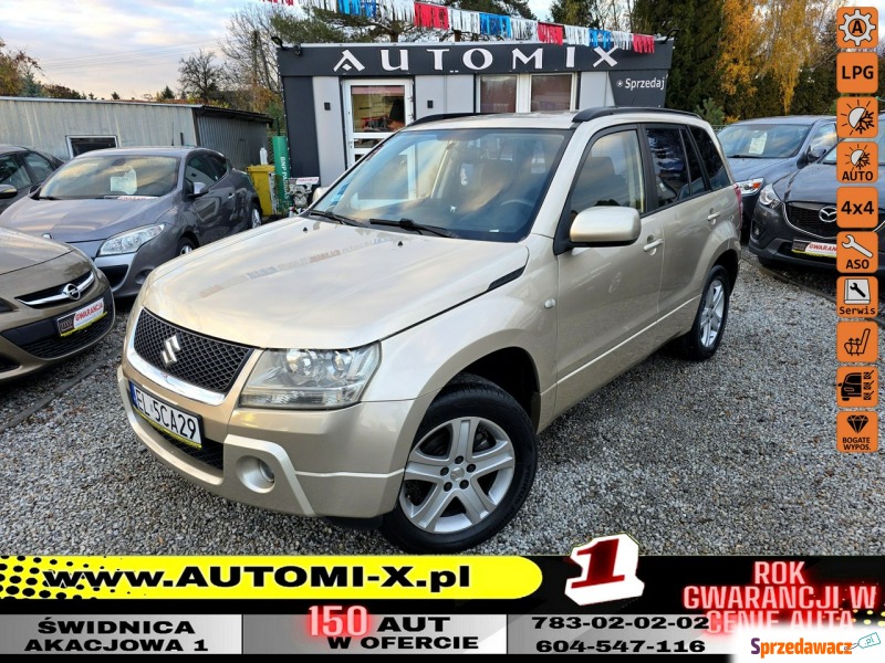 Suzuki Grand Vitara  SUV 2006,  2.0 benzyna+LPG, automat - Na sprzedaż za 24 900 zł - Świdnica