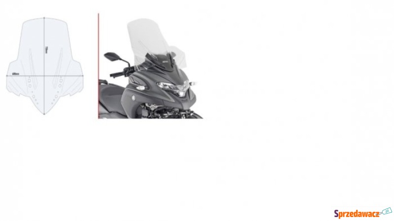 GIVI SZYBA PRZEZROCZYSTA 72 x 60...