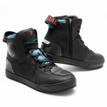 REBELHORN BUTY MOTOCYKLOWE VANDAL II BLACK/BLUE/RE