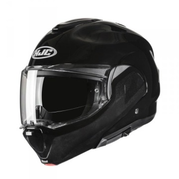 HJC KASK SYSTEMOWY F100 SOLID METAL BLACK