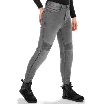 SHIMA JEANSY MOTOCYKLOWE ZENITH LADY PNT GREY