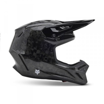 FOX KASK OFF-ROAD V3 RS CARBON SOLID BLACK