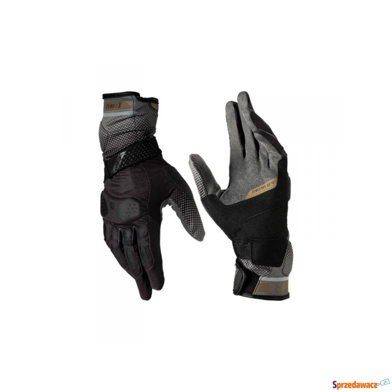 LEATT RĘKAWICE MOTOCYKLOWE ADV X-FLOW 5.5 STEALTH - Rękawice motocyklowe - Oleśnica