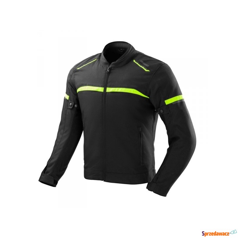 OZONE KURTKA TEKSTYLNA NEO BLACK/FLO YELLOW - Odzież motocyklowa - Leszno