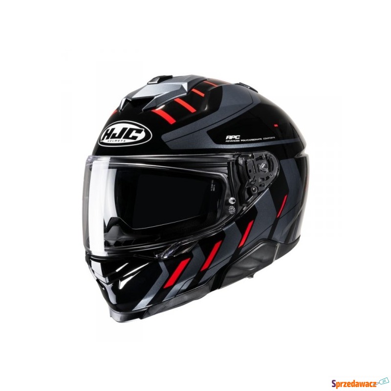 HJC KASK INTEGRALNY I71 SIMO BLACK/RED - Kaski motocyklowe - Rzeszów