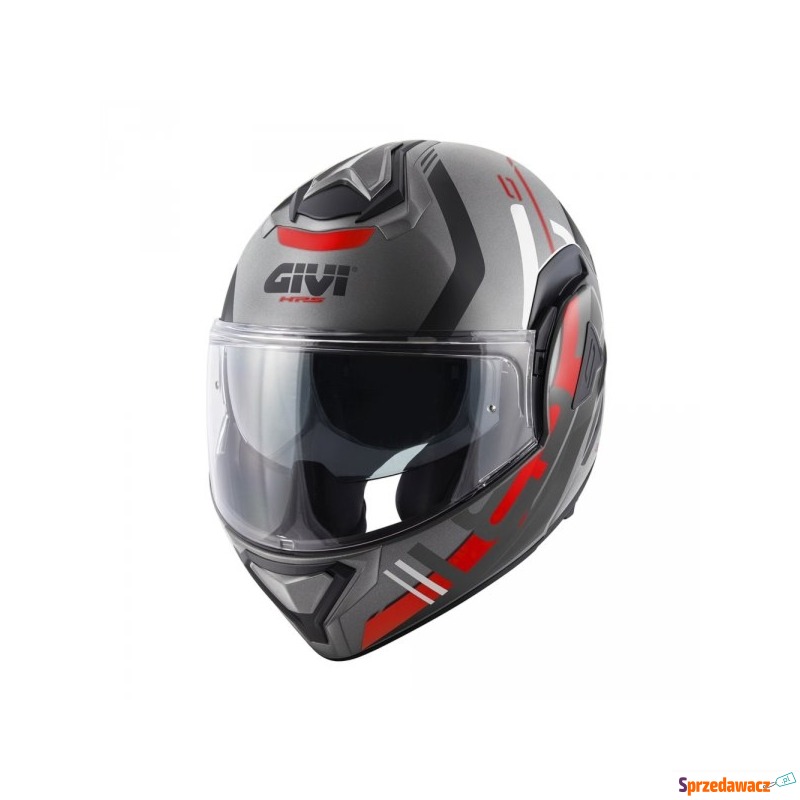 GIVI KASK X.30 PULSAR LADY SZCZĘKOWY CZARNY/CZERWO - Kaski motocyklowe - Opole