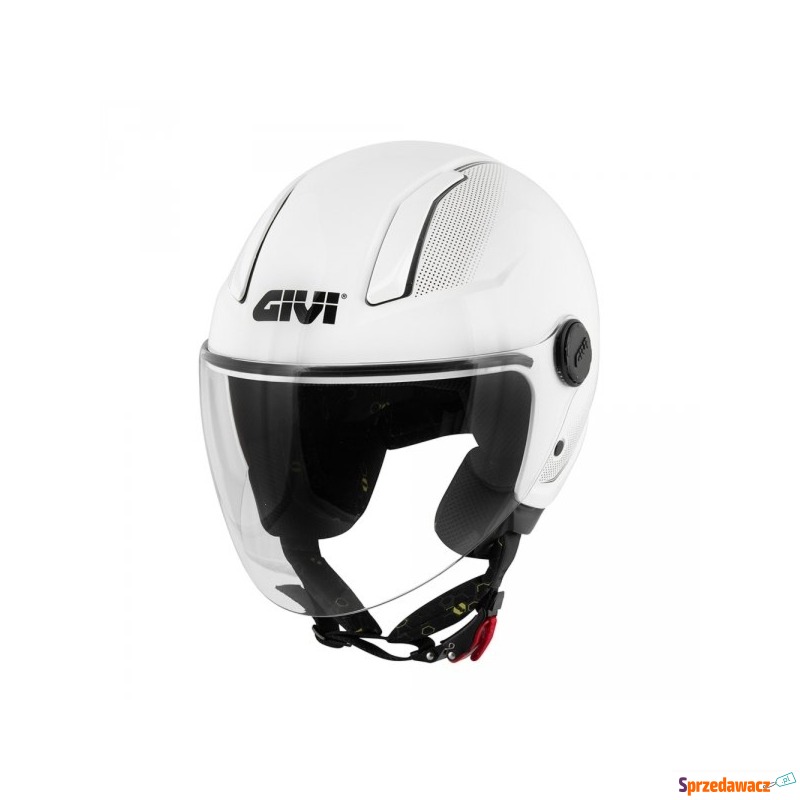 GIVI KASK 11.7B OTWARTY TYPY JET Z BLENDĄ  BIAŁY - Kaski motocyklowe - Warszawa