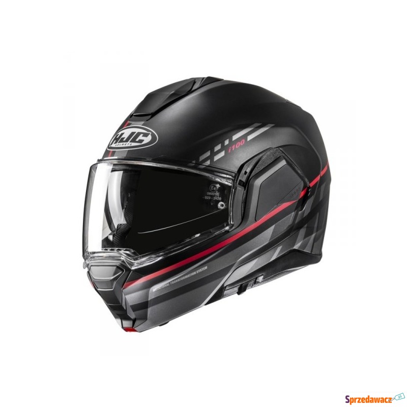 HJC KASK SYSTEMOWY I100 SYSMA BLACK/RED - Kaski motocyklowe - Katowice