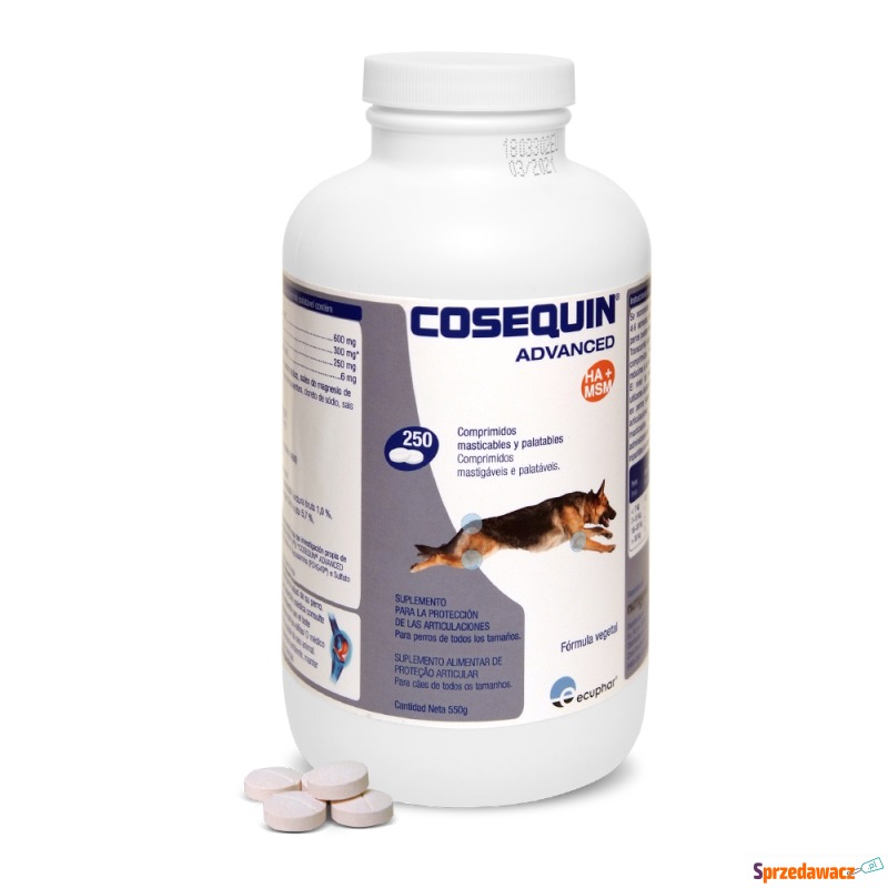 Cosequin Advance dla psów - 250 tabletek - Akcesoria dla psów - Częstochowa