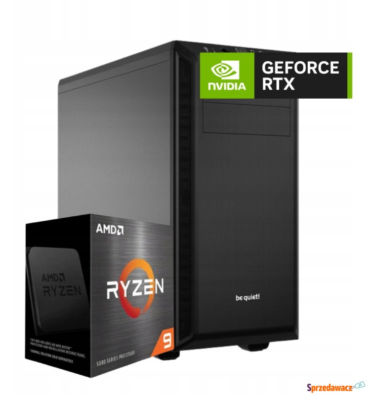 Komputer Komfig Ryzen 9 5900X, 32 GB, RTX 5070,... - Komputery stacjonarne - Lublin