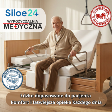 Łóżko medyczne Dąbrowa Górnicza / Wynajem / Materac w cenie/ Serwis 7/7