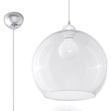 SELSEY Lampa wisząca Loomize transparentna - Genesis