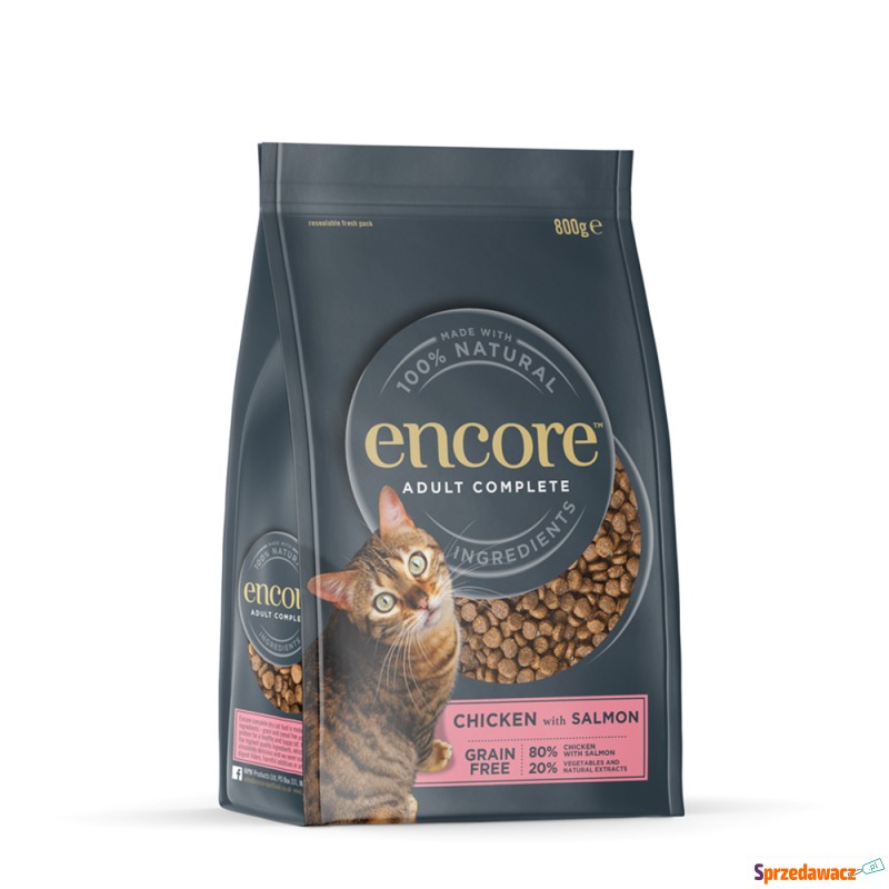 Encore Cat, kurczak z łososiem - 800 g - Karmy dla kotów - Czeladź