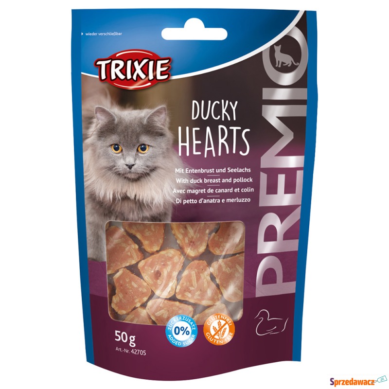Trixie PREMIO Ducky Hearts - 50 g - Przysmaki dla kotów - Olsztyn