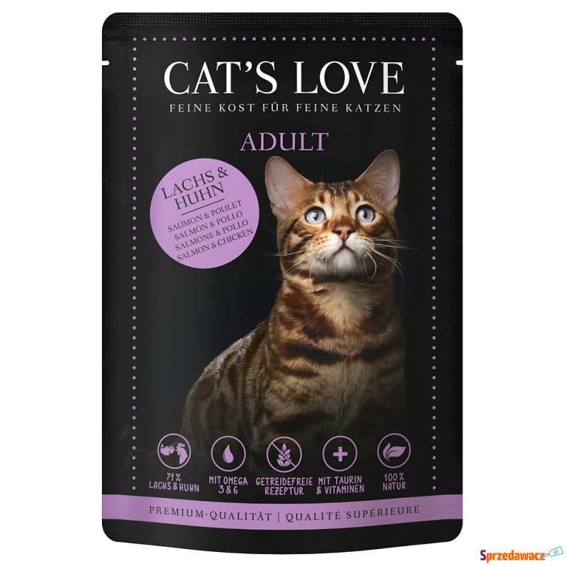 Cat's Love, 12 x 85 g - Łosoś i...