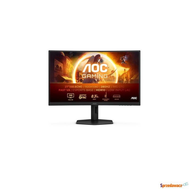 Monitor komputerowy AOC 27" G4 C27G4ZXU 68,6cm... - Monitory LCD i LED - Toruń