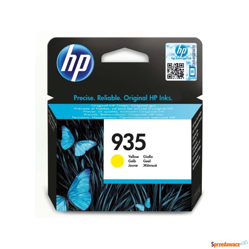 Oryginalny tusz HP 935 żółty (...