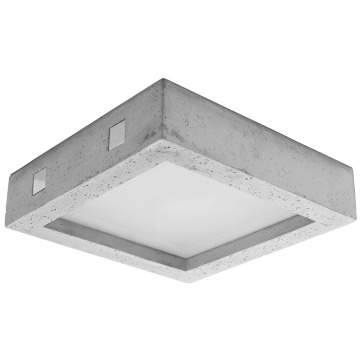 SELSEY Plafon LED Obett 33x33x8 cm beton - Genesis