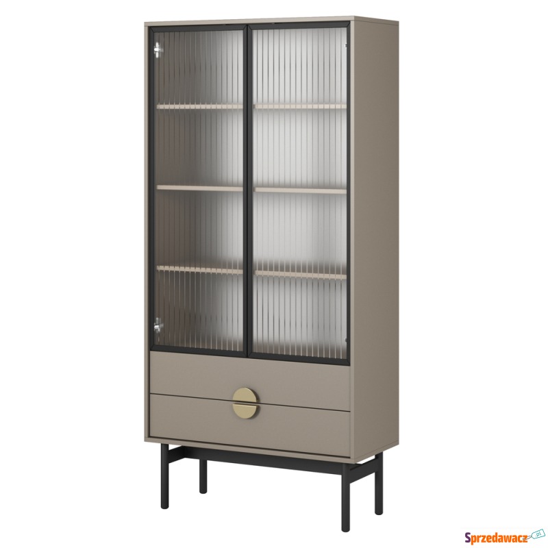 SELSEY Witryna wysoka Stoon 85 cm z czterema... - Witryny - Szczecinek