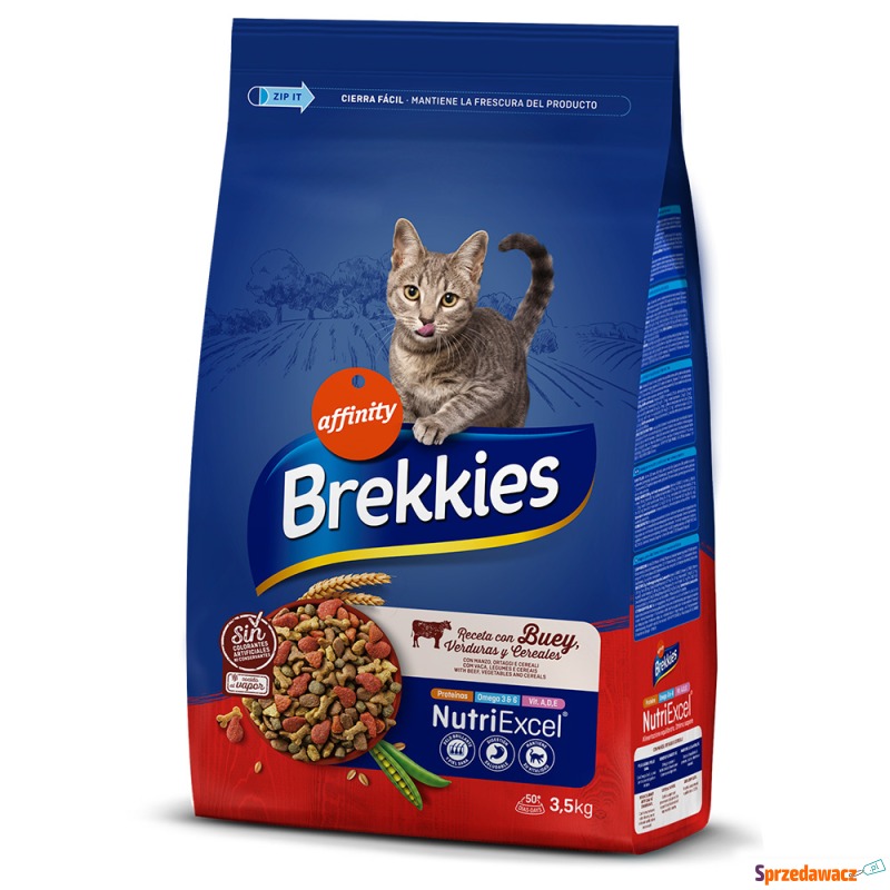 Brekkies, wołowina - 3,5 kg - Karmy dla kotów - Gorzów Wielkopolski