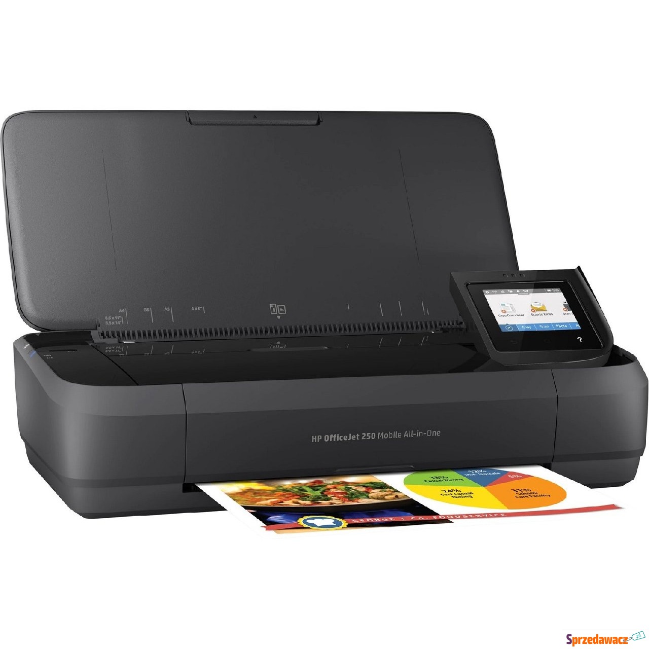 Kolorowa HP OfficeJet 250 Printer...