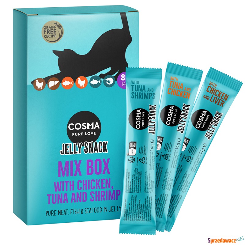Cosma Jelly Snack, 8 x 14 g -...