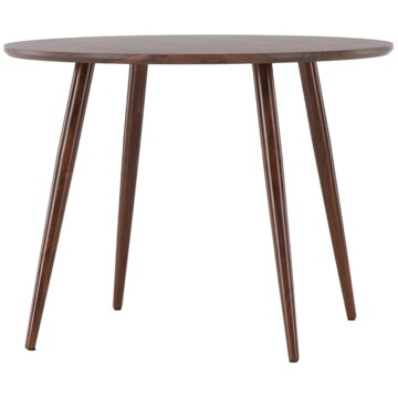 SELSEY Stół Sanford okrągły blat średnica 100 cm mokka - Genesis
