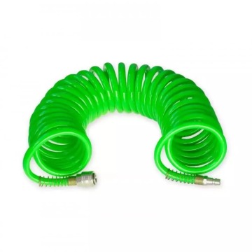 WĄŻ, PRZEWÓD SPIRALNY, PNEUMATYCZNY, SPRĘŻONEGO POWIETRZA PANSAM A540087 PU 8X12MM, 7,5M, ODPORNY NA