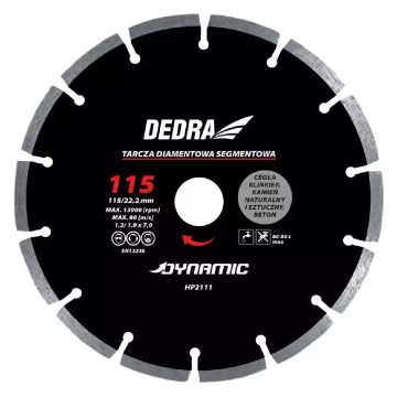TARCZA DIAMENTOWA DO GLAZURY DEDRA HP2118E 300MMX25,4MM DYNAMIC
