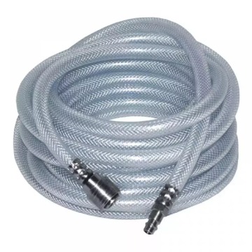WĄŻ DO SPRĘŻONEGO POWIETRZA PANSAM A535104 7,5M, ZBROJONY PVC 9,5X15MM SZYBKOZŁĄCZKI, ODPORNY NA ZAŁ