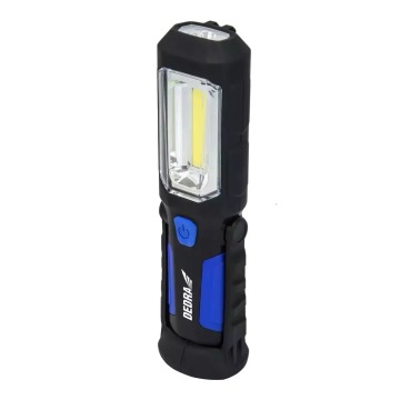 LATARKA AKUMULATOROWA 3W COB LED + 1W LED, ZA... - Pozostałe części - Opalenica - zdjęcie 2