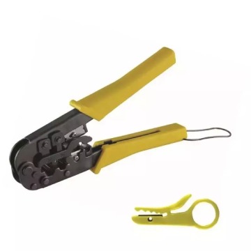 ZACISKARKA DO ZŁĄCZY MODULARNYCH, SZCZYPCE ELEKTROTECHNICZNE, DEDRA 1268 RJ45, RJ12, RJ11, 4P4C, 4P2