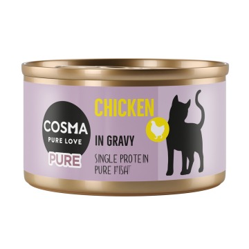 Megapakiet Cosma Pure, 24 x 80 g - Kurczak