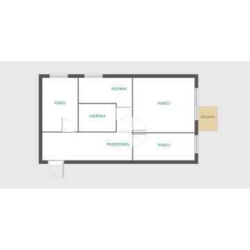 Mieszkanie trzypokojowe Gdynia - Leszczynki,   47 m2 - Sprzedam - zdjęcie 8