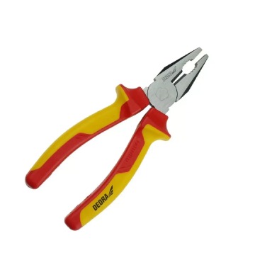 SZCZYPCE, OBCĘGI, KOMBINERKI UNIWERSALNE 180MM DEDRA 12V41 CERTYFIKAT VDE