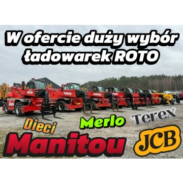 Manitou Merlo Dieci JCB Terex MRT ROTO Ładowarka Teleskopowa Obrotowa - 16m 18m 21m 22m 24m 30m PRIV