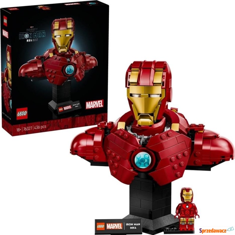 Klocki konstrukcyjne LEGO Marvel 76327 Popiersie... - Klocki - Chełm