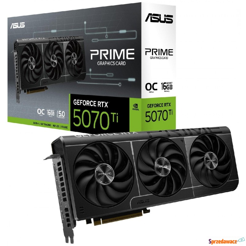ASUS GeForce RTX 5070 Ti PRIME OC 16GB DLSS 4 - Karty graficzne - Częstochowa