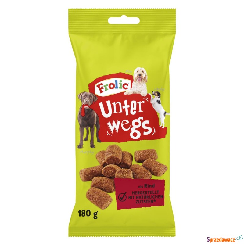 Frolic Unterwegs - Z wołowiną, 9 x 180 g - Przysmaki dla psów - Rzeszów