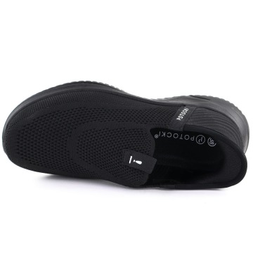 Półbuty sportowe damskie slip on czarne Potocki BK01312