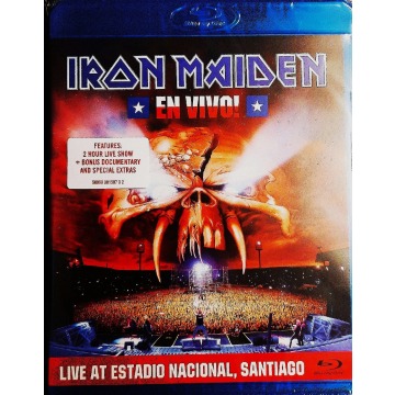 Polecam Płytę Blu Ray Nową  Koncert Iron Maiden Live Santiago